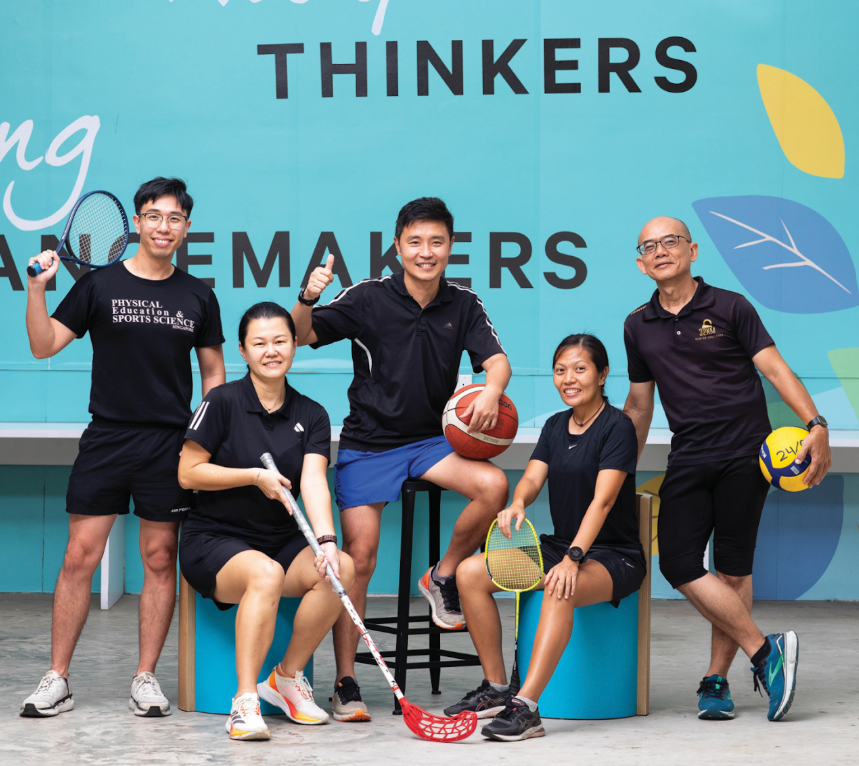 Image of PE department teachers